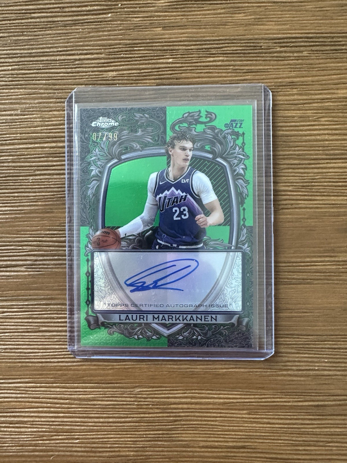 Lauri Markkanen 2025 Topps Chrome #SS-LM Signature Style - Green 