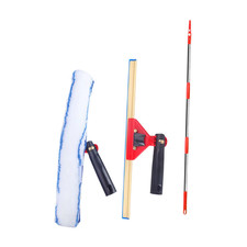 3Pcs Squeegee for Window Cleaning Set for Long Reach Extendable Squeegee Window 