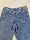 Canyon River Blues Women’s Blue Denim Relaxed Straight Jeans Cotton Logo Button — photo 6
