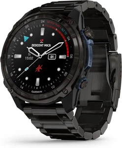Garmin Descent Mk3i 51mm Carbon Gray DLC Titanium with Metal Band 010-02752-13
