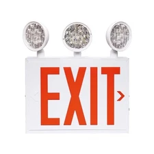 TANLUX New York Approved Emergency Exit NYC Exit Sign With Emergency Light