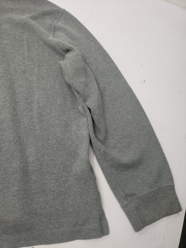 Ralph Lauren Polo Gray Sweatshirt Mens XXL Pullover Mock Neck 1/4 Zip MC25B - 第 9/14 張圖片
