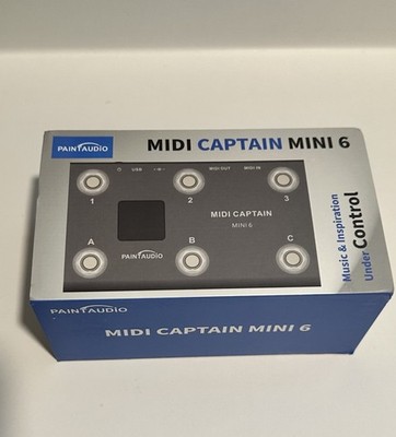 Paint Audio MIDI Captain MINI 6 Foot Controller Multi-Effects Keyboards Synthesi