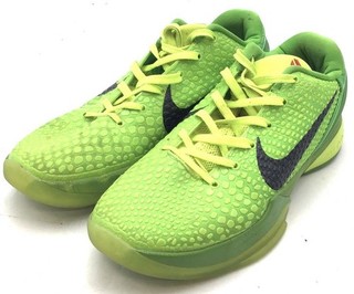 Nike Kobe 6 Protro Grinch Green Apple Black Basketball Shoes Size 9.5