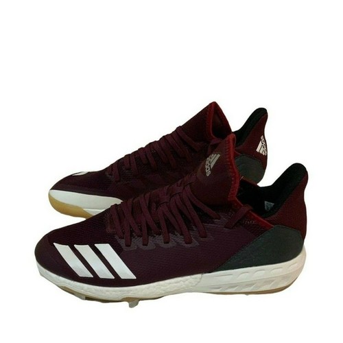 Adidas Boost Icon 4 Baseball Metal Cleats Men's Size 12 Mid Top Athletic Shoes - Picture 4 of 10