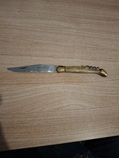 couteau laguiole ancien G.david Manche Corne 22cm