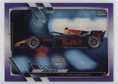 2021 Topps Chrome Formula 1 F2 Cars Purple Refractor 38/399 Juri Vips Jüri 07o4