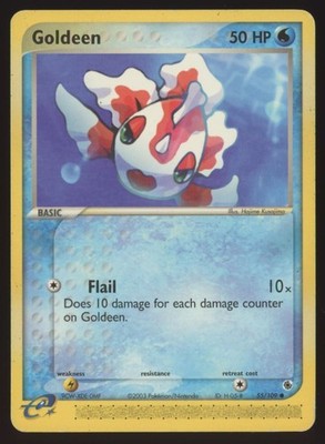 Pokemon Ruby and Sapphire Goldeen #55/109