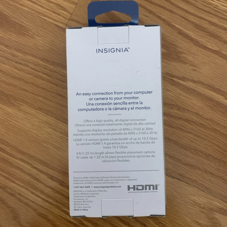 Insignia- 4' High-Speed HDMI-to-Mini HDMI Cable - Black - Image 2 of 2