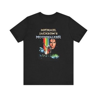 MJ Moonwalker Sega Genesis Retro Style Cover Art Unisex Jersey Short Sleeve Tee 