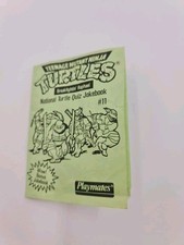 TMNT National Turtle Quiz Jokebook #11 1989 Vintage Teenage Mutant Ninja Turtles