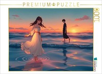 Calvendo Puzzle The Secret On The Beach | 1000 Pieces, Finished Size 25.2 × 18.9