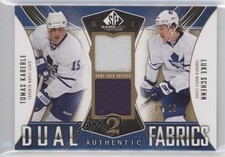 2009-10 SP Game Used Edition Gold 19/25 Tomas Kaberle Luke Schenn #AF2-TL 2d8