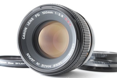[ MINT w/Cap ] Canon FD 100mm f/2.8 s.s.c. SSC Telephoto MF Camera Lens JAPAN