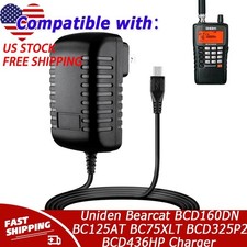 AC Charger for Uniden Bearcat BCD160DN BC125AT BC75XLT BCD325P2 BCD436HP
