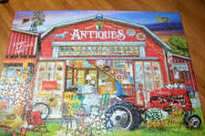 Master Pieces SEEK  FIND Antiques For Sale 1000 Piece Jigsaw Puzzle Complete