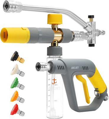 #ad Pressure Washer Gun with Mini Foam Cannon Dual Connector Dual Purpose Switch... $58.10