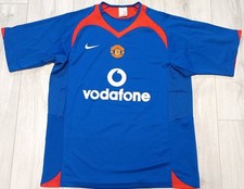Manchester United  2005/06 Football  Away Jersey Soccer Shirt #7 Ronaldo Size L