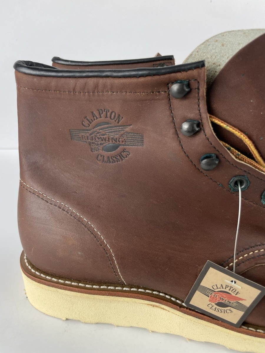 Rare - Red Wing 1987 Clapton Classics Brown Leather Vintage Boot
