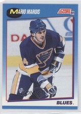 1991-92 Score Canadian Bilingual Mario Marois #546 0a0
