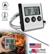 Remote Kitchen Digital Cooking Thermometer Pr...