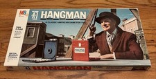 Vintage 1976 Milton Bradley Hangman Board Game Complete Classic Word Game 4623