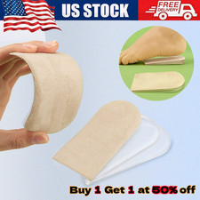 Shoe Insoles Invisible Height Increase Silicone Gel Heel Lift Taller Inserts Pad