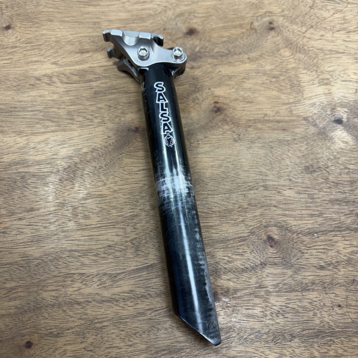 Salsa Shaft Aluminum Seatpost 31.6mm 250mm Black 20mm Setback | eBay