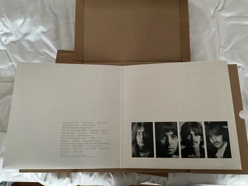 Beatles White Album From Beatles In mono Vinyl Box Set 2025 Unnumbered No Extras