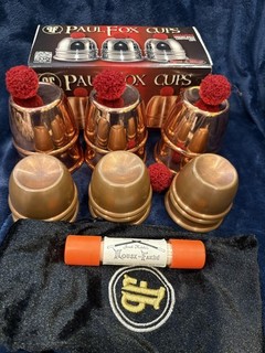 Paul Fox Mini Combo Cups and Balls Fakini Morrisey Rare collectible Magic Trick