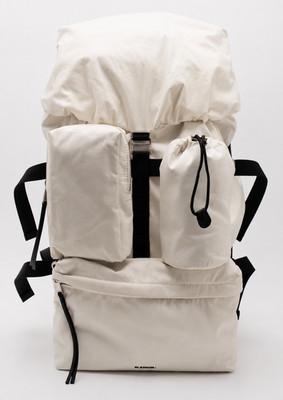 $3K Jil Sander outdoor backpack/rucksack, waxed nylon, modular, made in Italy