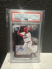 Joshua Baez Bowman Chrome 2022 Auto