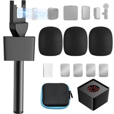 Mic Handle for DJI/DJI Mini, Microphone Holder for Rode Wireless GO/Hollyland