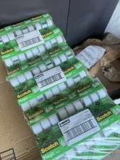 Scotch Magic Tape, Invisible 6 Rolls 3/4 In x 650 in