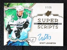 2022-23 SPx Rookie Superscripts Gold 17/25 Wyatt Johnston #SSR-WJ Auto 02d2