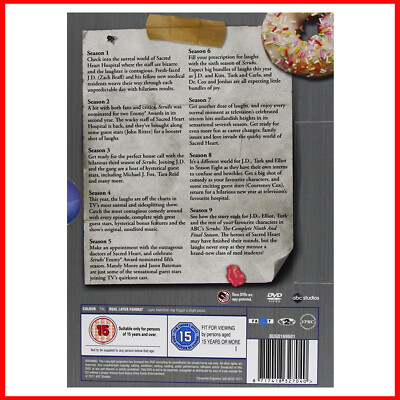 SCRUBS -COMPLETE COLLECTION- SEASONS 1 2 3 4 5 6 7 8 & 9 *BRAND