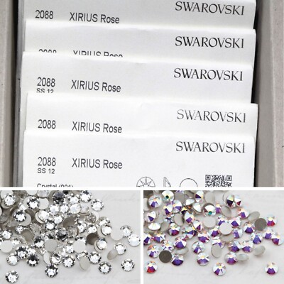 Swarovski (36pcs) FlatBack Crystal Nail Art Decoration Rhinestone #2058/2088