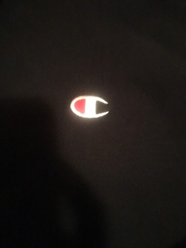 Vintage Champion Reverse Weave Hoodie Sweatshirt Blank Black Medium M 90s USA - Picture 2 of 8