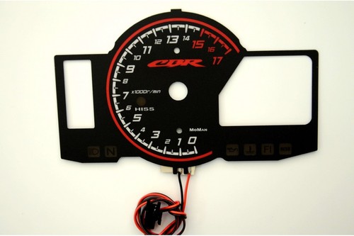 Honda CBR 600 RR design 2 glow gauge plasma dials tachoscheibe glow shift indica - Bild 1 von 3