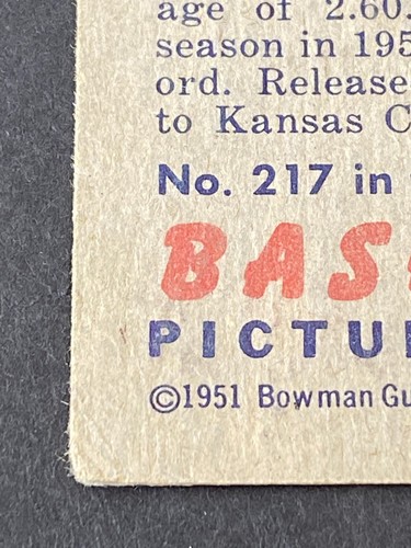 Joe Page 1951 Bowman #217 - Free Shipping - Picture 10 of 10