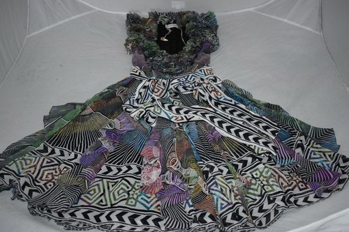 Matthew Williamson Silk Abstract Multicolour Tie Waist Dress Women UK6 EU34 US2 - Picture 7 of 12