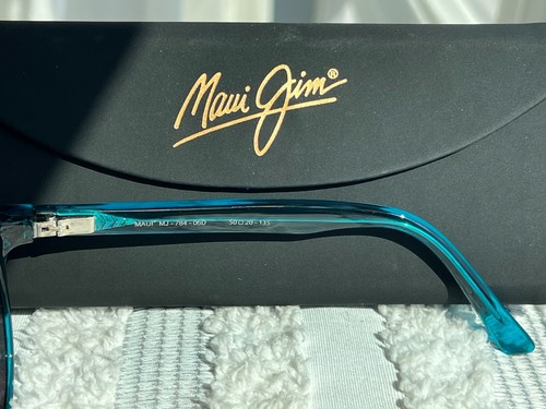 Maui Jim Pineapple MJ 784 06D Teal Green Frame + Neutral Grey Polarized Lenses - Picture 7 of 7