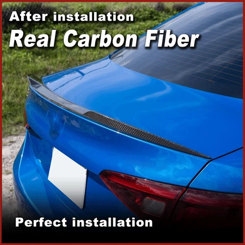 Carbon Spoiler Für Alfa Romeo Giulia 2015 Heckspoiler Abrisskante Lippe Flügel - Bild 9 von 13