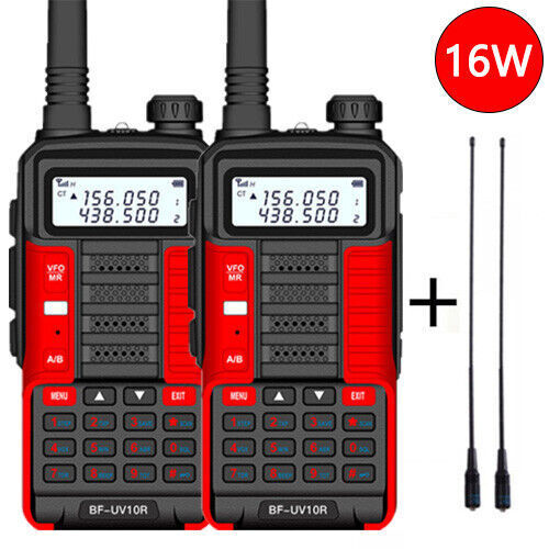 2 SET BAOFENG UV10R DUAL BAND 2-WAY RADIOS FM LONG RANGE HAM WALKIE TALKIE 128CH - Bild 24 von 37