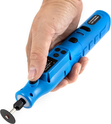46Pc Cordless Rotary Tool 3.6V Electric Engraving Pen 1/8'' Collet Mini Grinder