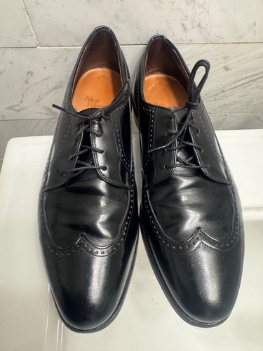 NARROW (C) Allen Edmonds USA-made RICHMOND wingtip shoes 10 C / NARROW black