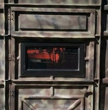 (4) Four Tinted Deer Hunting Blind Windows
