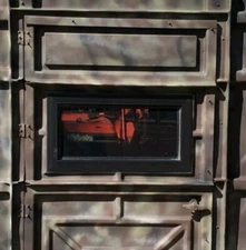 (4) Four Tinted Deer Hunting Blind Windows