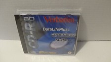 Verbatim 700MB/80 Min CD-R Disc With Case 1X-16X Speed AZO Blue Sealed NEW 