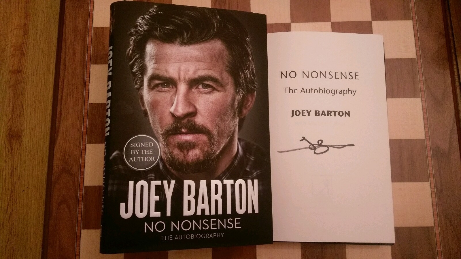 No Nonsense The Autobiography Joey Barton Hardback 1st Edition 1st Impression
